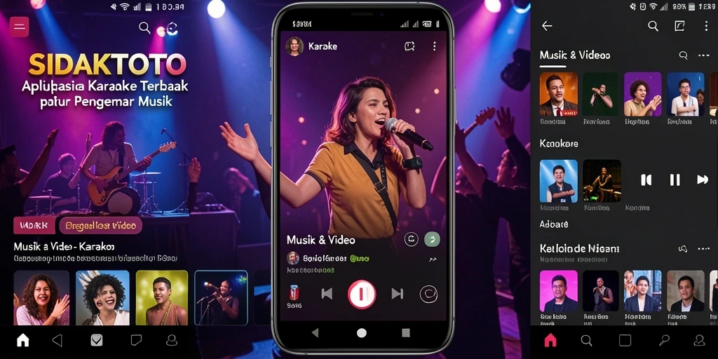 Tampilan antarmuka <strong>SIDAKTOTO</strong> yang intuitif dan memudahkan penggunaan aplikasi Karaoke.